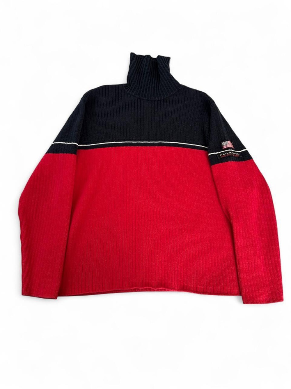 Vintage Ralph Lauren large sweater Ribbed Turtleneck